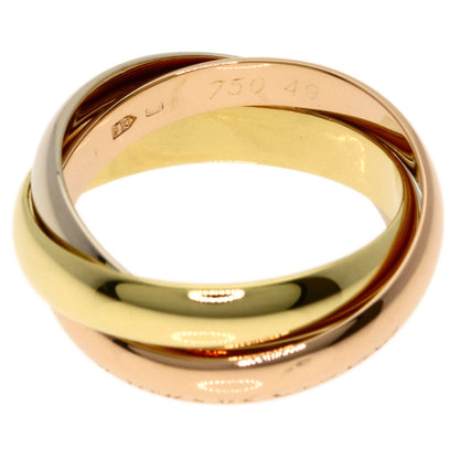 CARTIER Trinity #49 Ring K18 Yellow Gold 18K Pink GoldLadies [Used]