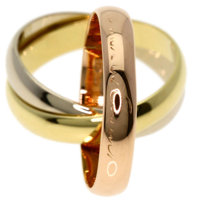 CARTIER Trinity #49 Ring K18 Yellow Gold 18K Pink GoldLadies [Used]