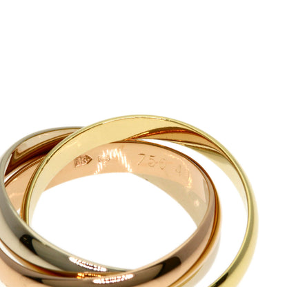 CARTIER Trinity #49 Ring K18 Yellow Gold 18K Pink GoldLadies [Used]