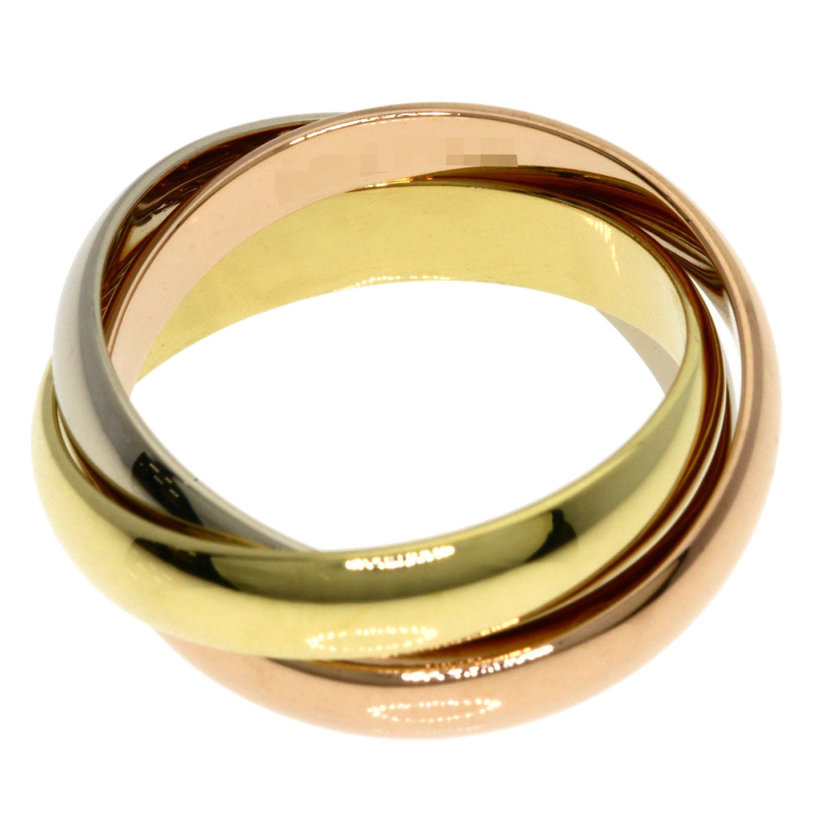 CARTIER Trinity #48 Ring K18 Yellow Gold 18K Pink GoldLadies [Used]