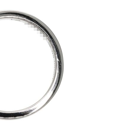 CARTIER Engraved 1P Diamond #50 Ring Platinum PT950 Ladies [Used]