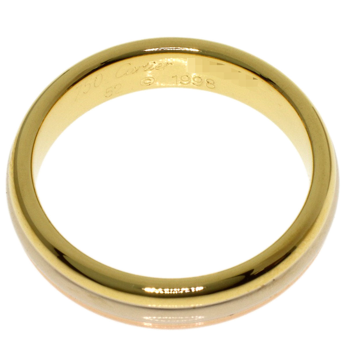 CARTIER Vendome #52 Ring K18 Yellow Gold K18 White GoldLadies [Used]