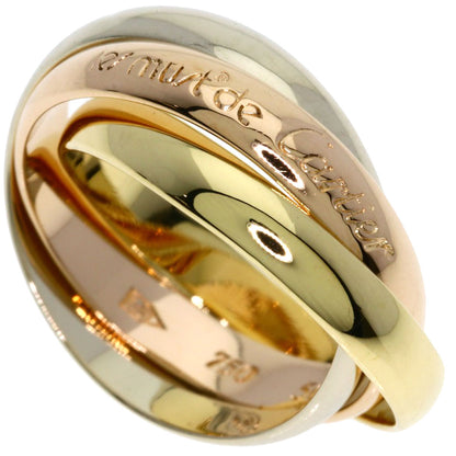 CARTIER Trinity Ring K18 Yellow Gold 18K Pink GoldLadies [Used]