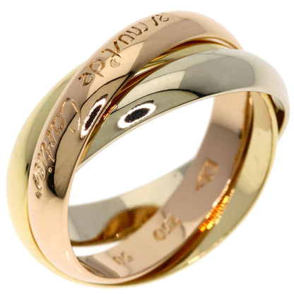 CARTIER Trinity Ring K18 Yellow Gold 18K Pink GoldLadies [Used]