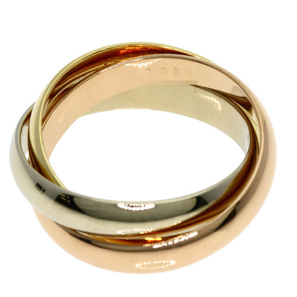CARTIER Trinity Ring K18 Yellow Gold 18K Pink GoldLadies [Used]