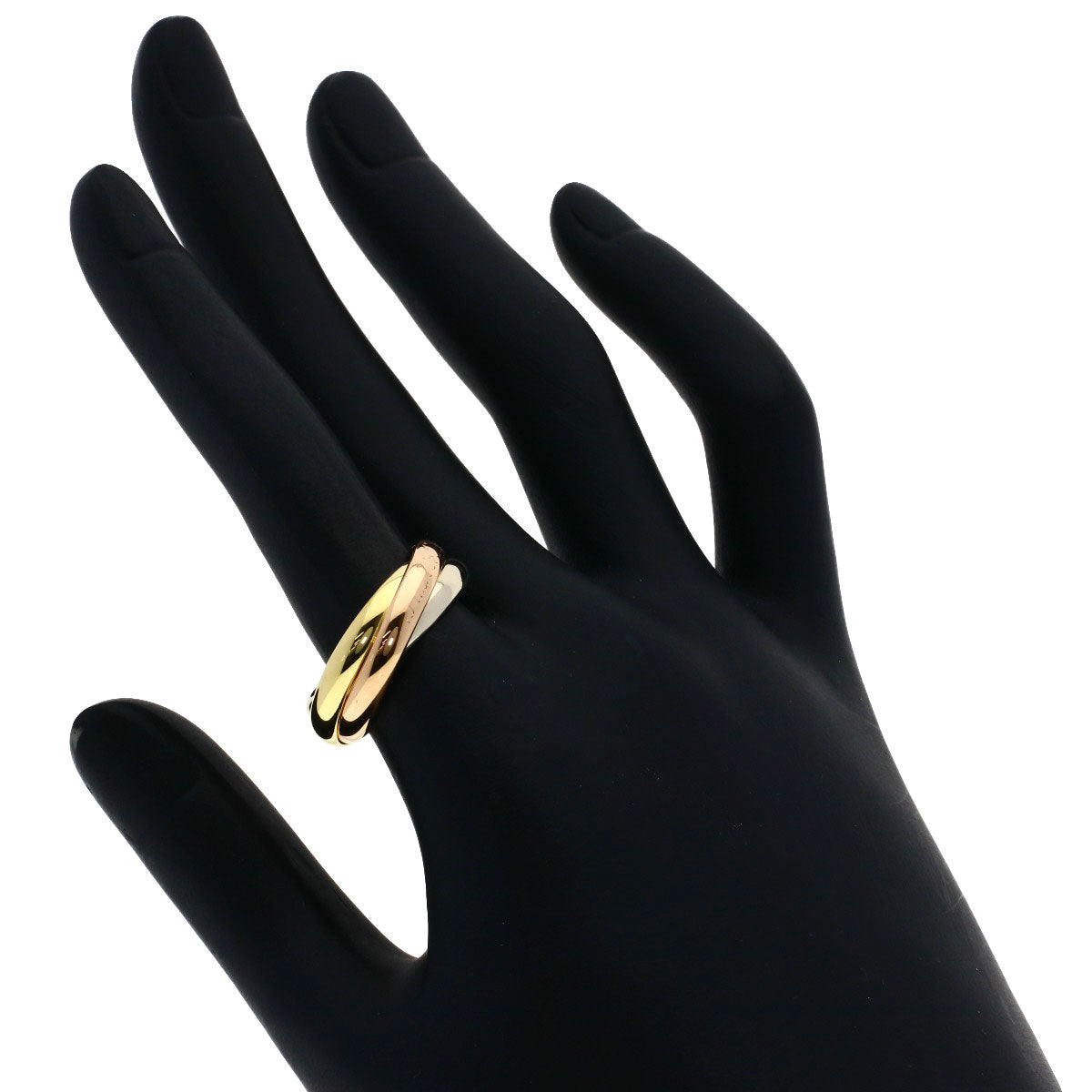 CARTIER Trinity #56 Ring K18 Yellow Gold 18K Pink GoldLadies [Used]