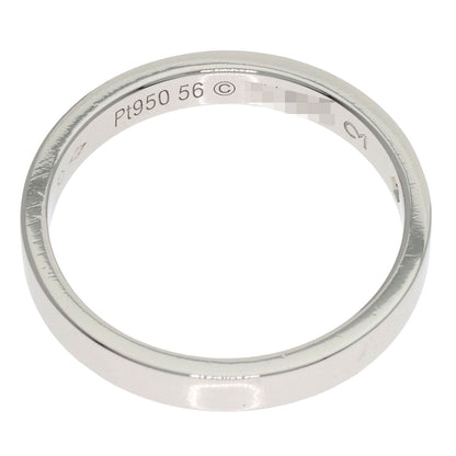CARTIER Engraved 1P Diamond #56 Ring Platinum PT950 Ladies [Used]