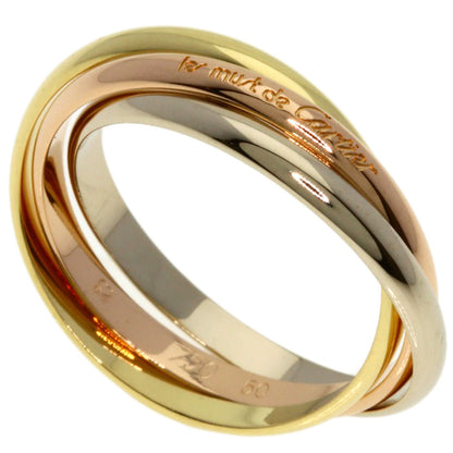CARTIER Trinity XS #50 Ring K18 Yellow Gold K18 White GoldLadies [Used]