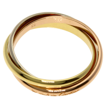 CARTIER Trinity XS #50 Ring K18 Yellow Gold K18 White GoldLadies [Used]