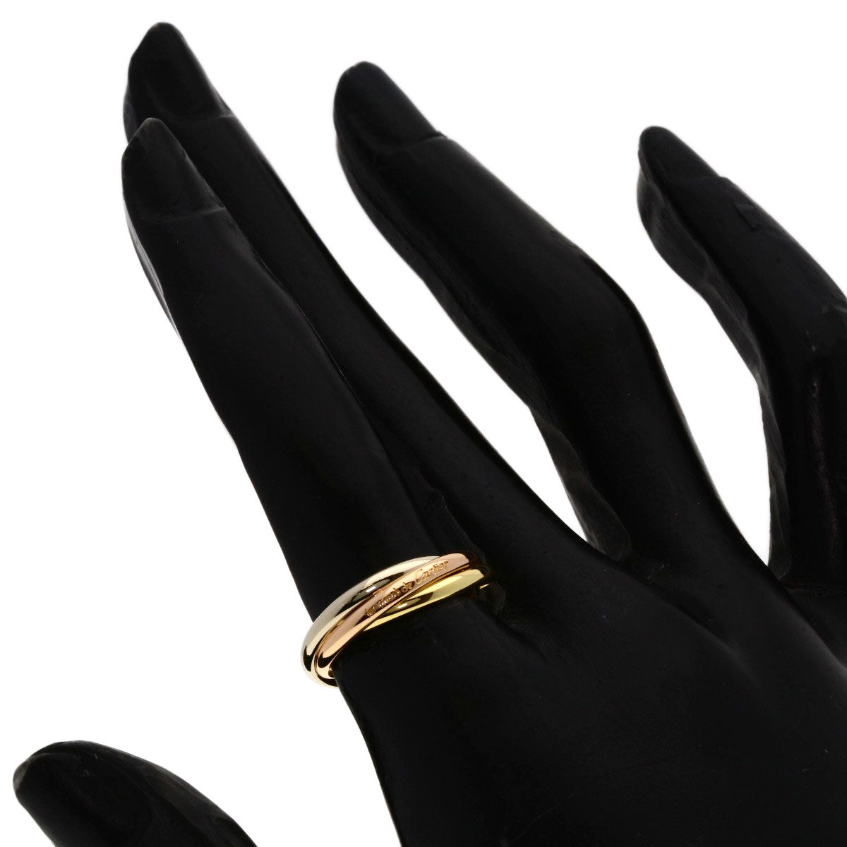 CARTIER Trinity XS #50 Ring K18 Yellow Gold K18 White GoldLadies [Used]
