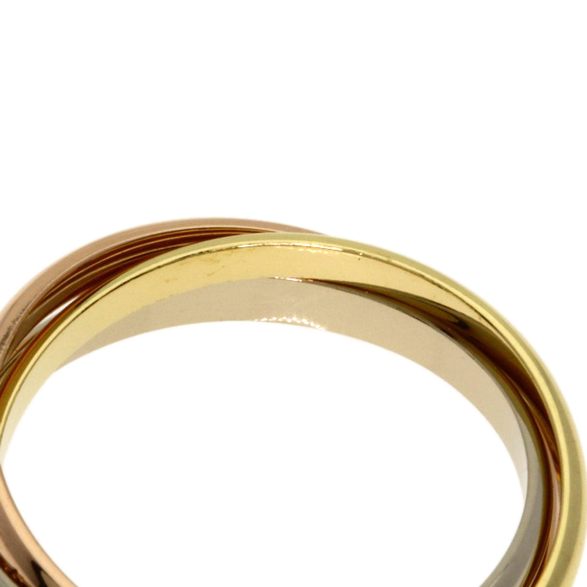 CARTIER Trinity XS #50 Ring K18 Yellow Gold K18 White GoldLadies [Used]
