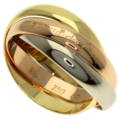 CARTIER Trinity #52 Ring K18 Yellow Gold K18 White GoldLadies [Used]