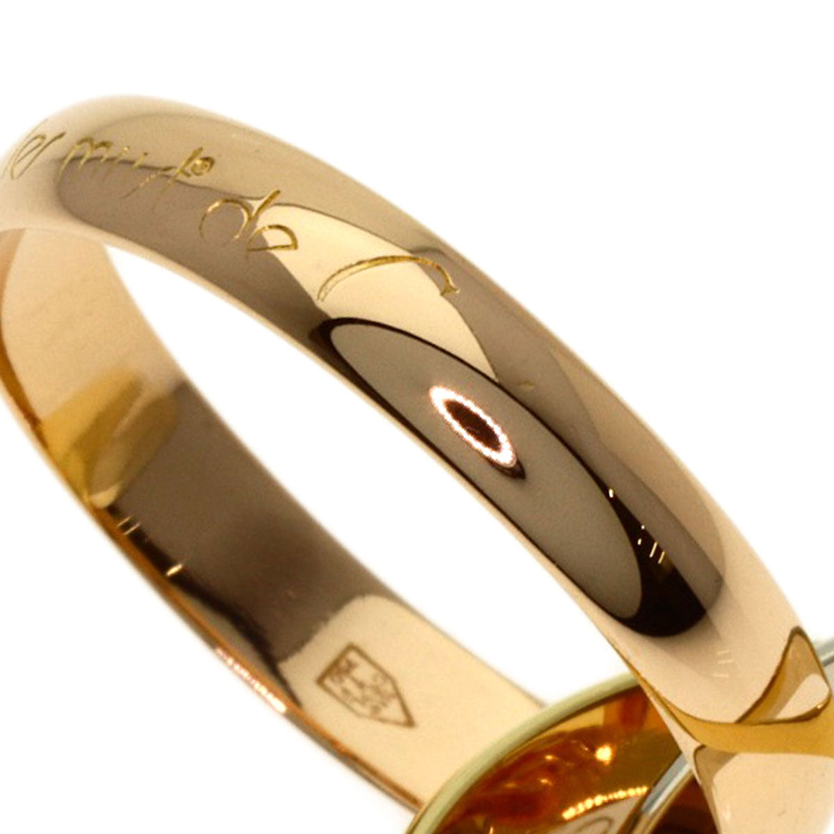 CARTIER Trinity #52 Ring K18 Yellow Gold K18 White GoldLadies [Used]