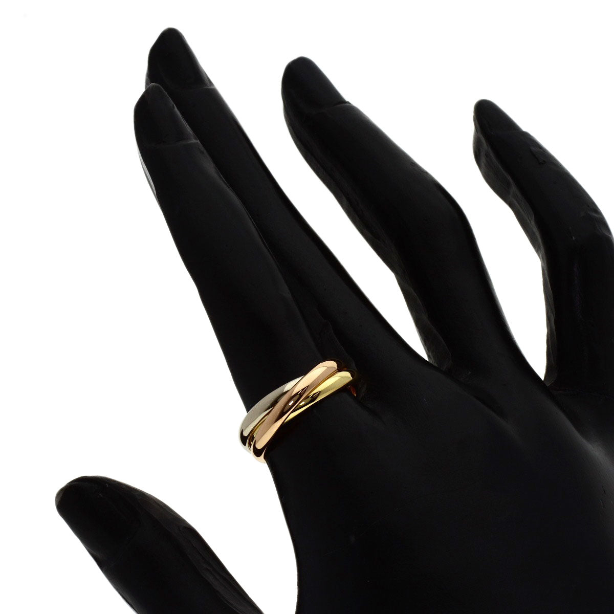 CARTIER Trinity SM #52 Ring K18 Yellow Gold K18 White GoldLadies [Used]