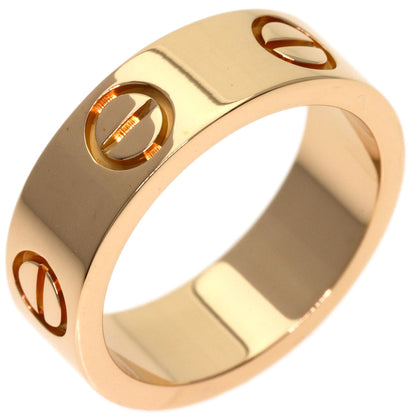 CARTIER love ring #47 Ring K18 Pink Gold Ladies [Used]