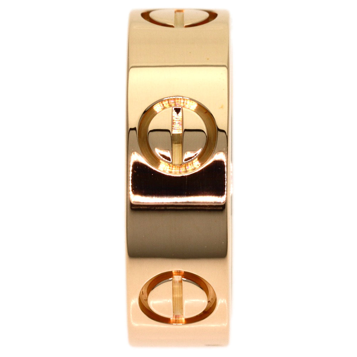 CARTIER love ring #47 Ring K18 Pink Gold Ladies [Used]