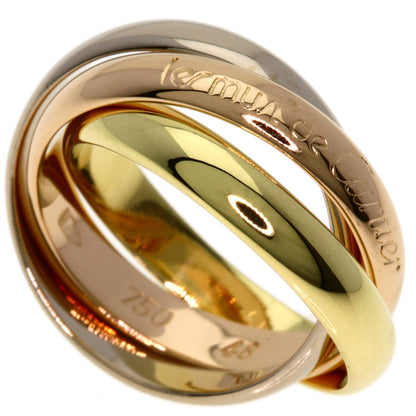 CARTIER Trinity #48 Ring K18 Yellow Gold 18K Pink GoldLadies [Used]