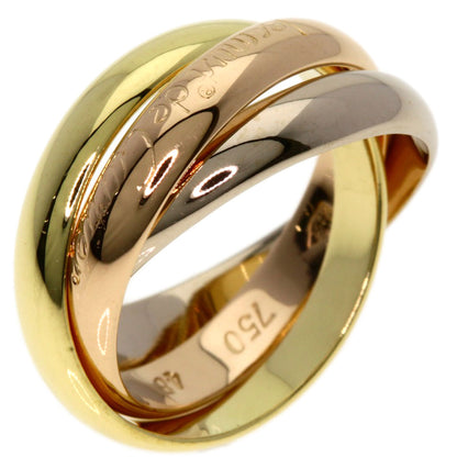 CARTIER Trinity #48 Ring K18 Yellow Gold 18K Pink GoldLadies [Used]