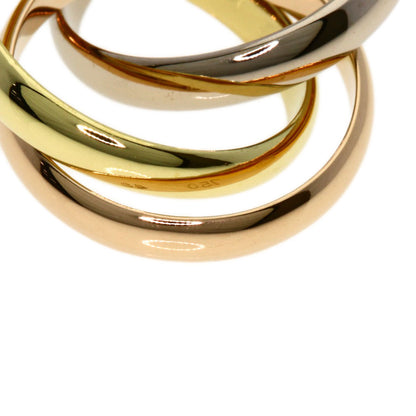 CARTIER Trinity #48 Ring K18 Yellow Gold 18K Pink GoldLadies [Used]