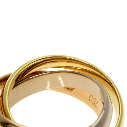 CARTIER Trinity #48 Ring K18 Yellow Gold 18K Pink GoldLadies [Used]