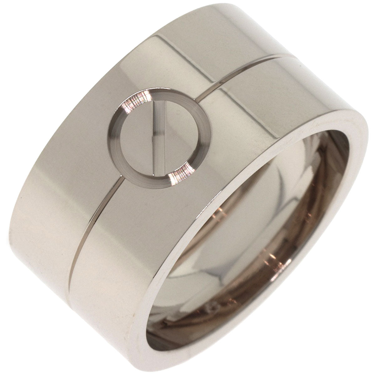 CARTIER High Love Ring #61 Ring K18 White Gold mens [Used]