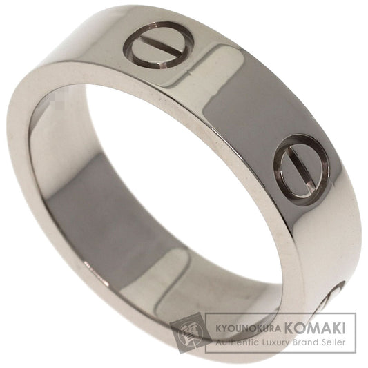 CARTIER love ring #60 Ring K18 White Gold Ladies [Used]