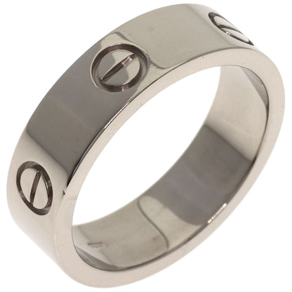 CARTIER love ring #60 Ring K18 White Gold Ladies [Used]