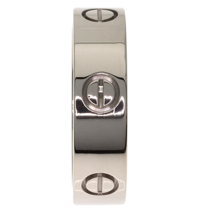 CARTIER love ring #60 Ring K18 White Gold Ladies [Used]