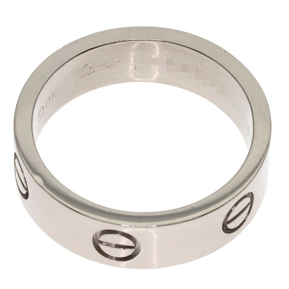 CARTIER love ring #60 Ring K18 White Gold Ladies [Used]