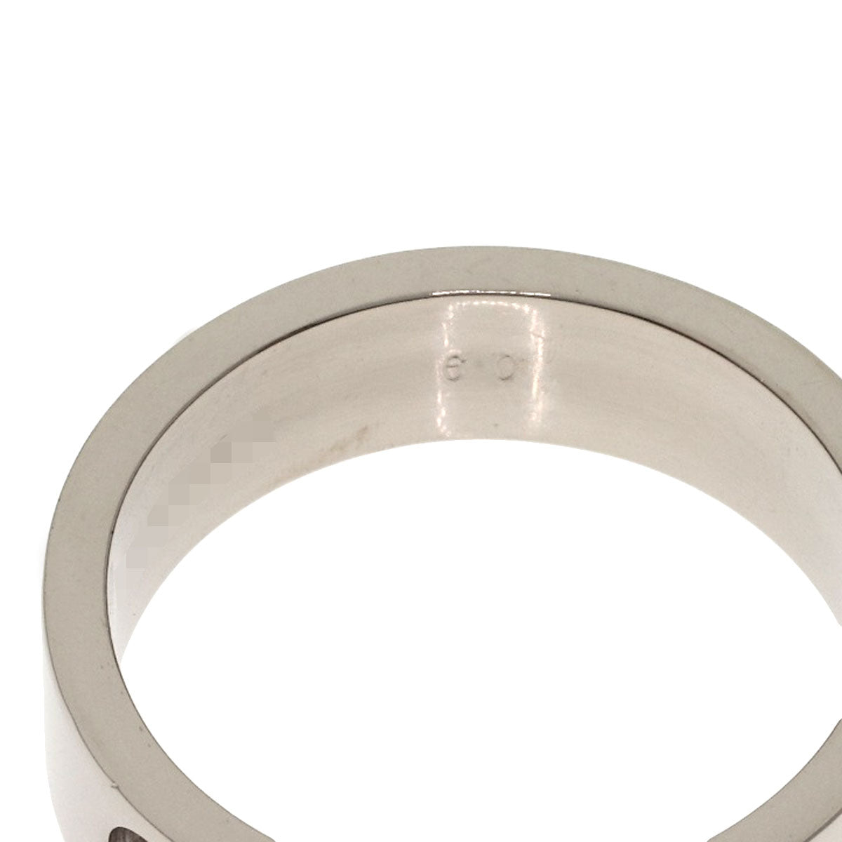 CARTIER love ring #60 Ring K18 White Gold Ladies [Used]