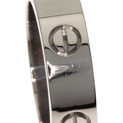 CARTIER love ring #60 Ring K18 White Gold Ladies [Used]