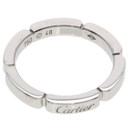 CARTIER Mailon Panthere # 48 Ring K18 White Gold Ladies [Used]