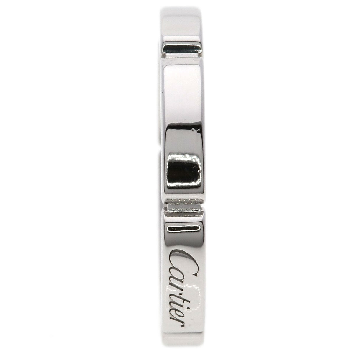 CARTIER Mailon Panthere # 48 Ring K18 White Gold Ladies [Used]