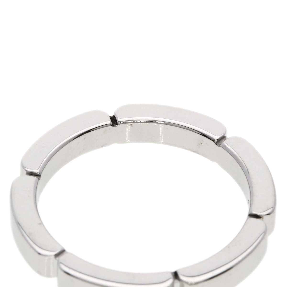 CARTIER Mailon Panthere # 48 Ring K18 White Gold Ladies [Used]