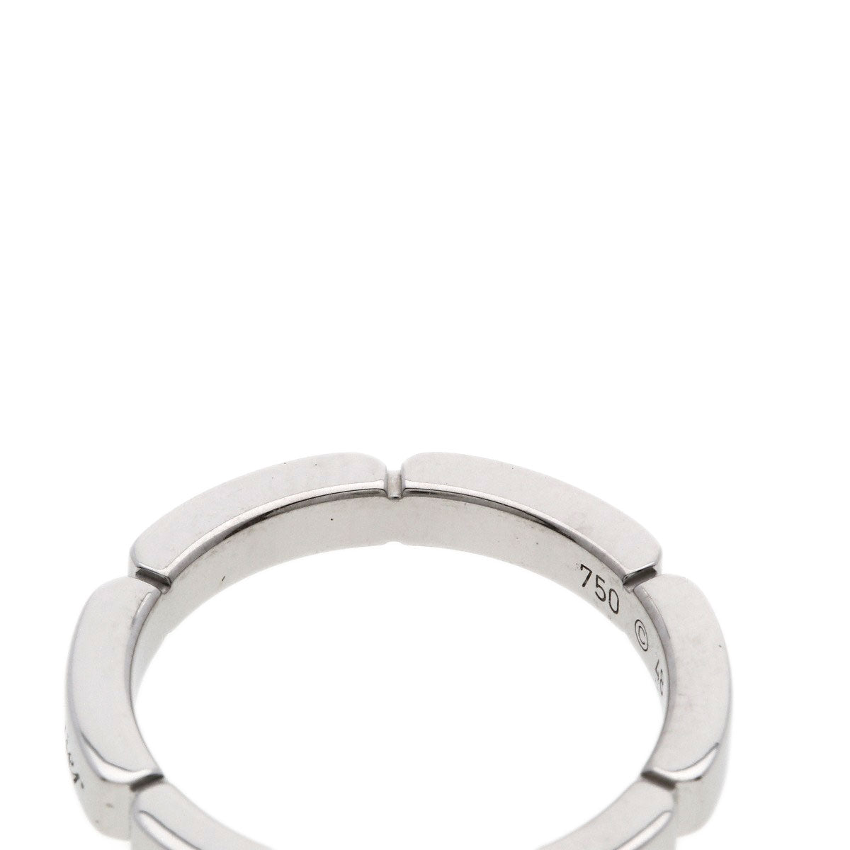 CARTIER Mailon Panthere # 48 Ring K18 White Gold Ladies [Used]