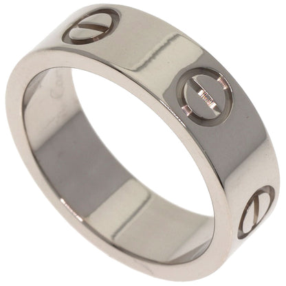 CARTIER love ring #49 Ring K18 White Gold Ladies [Used]