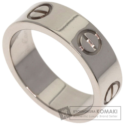 CARTIER love ring #49 Ring K18 White Gold Ladies [Used]