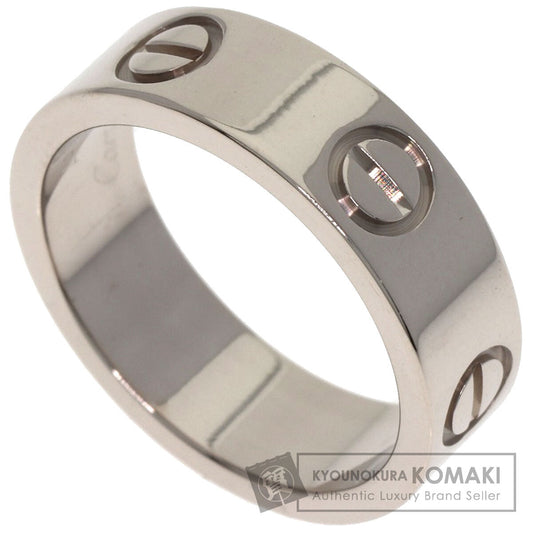 CARTIER love ring #49 Ring K18 White Gold Ladies [Used]
