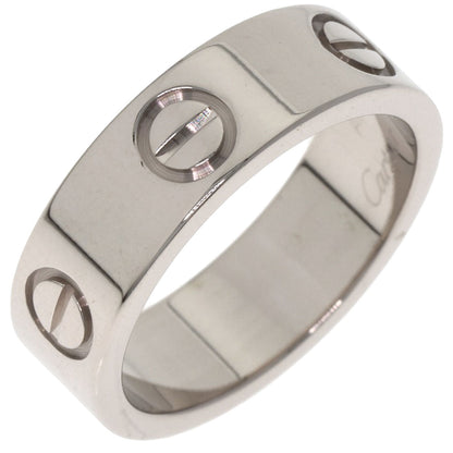 CARTIER love ring #49 Ring K18 White Gold Ladies [Used]