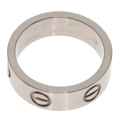CARTIER love ring #49 Ring K18 White Gold Ladies [Used]