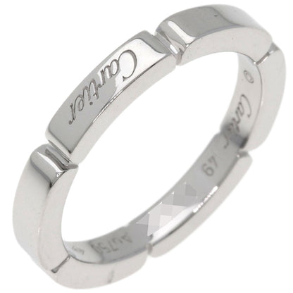 CARTIER Mailon Panthere # 49 Ring K18 White Gold Ladies [Used]