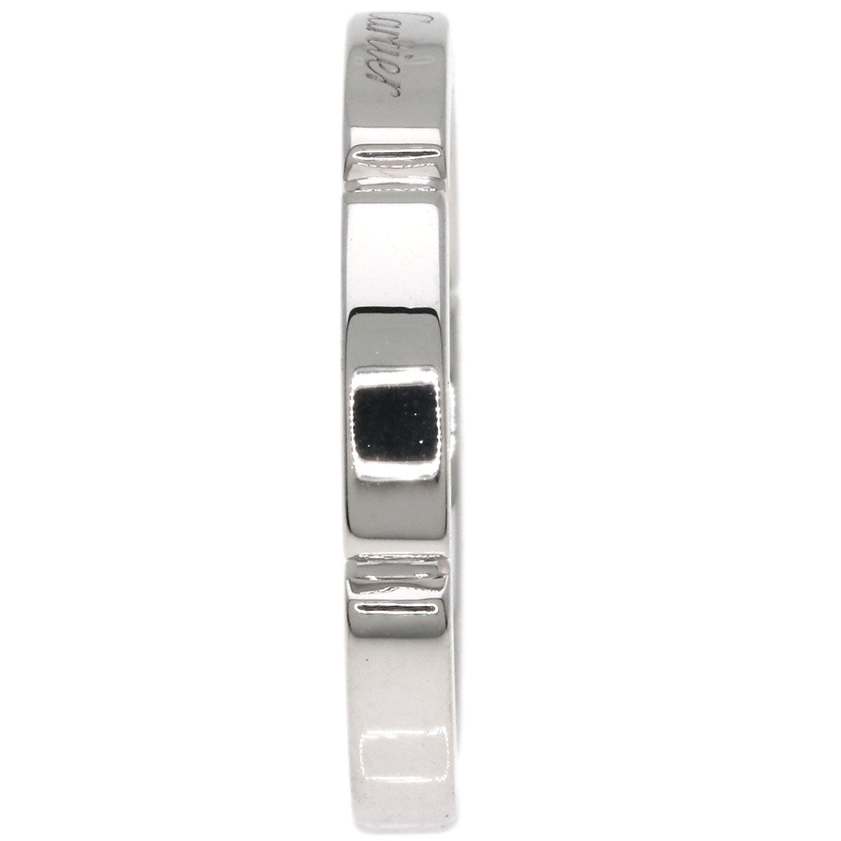 CARTIER Mailon Panthere # 49 Ring K18 White Gold Ladies [Used]