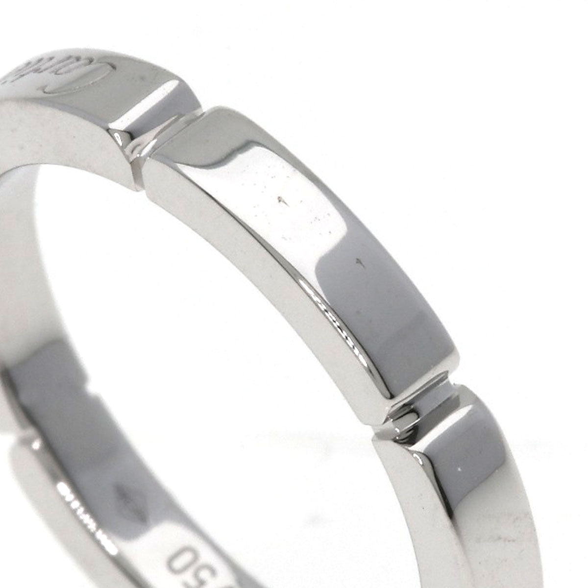 CARTIER Mailon Panthere # 49 Ring K18 White Gold Ladies [Used]