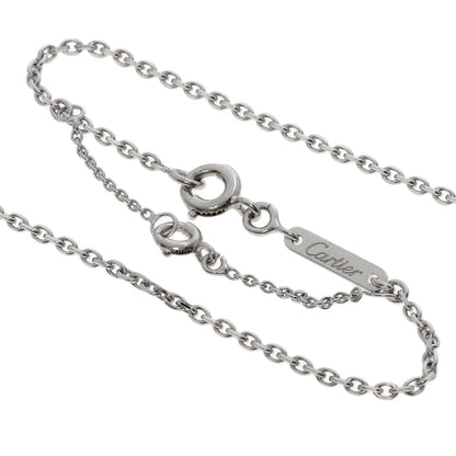 CARTIER C heart Necklace K18 White Gold Ladies [Used]
