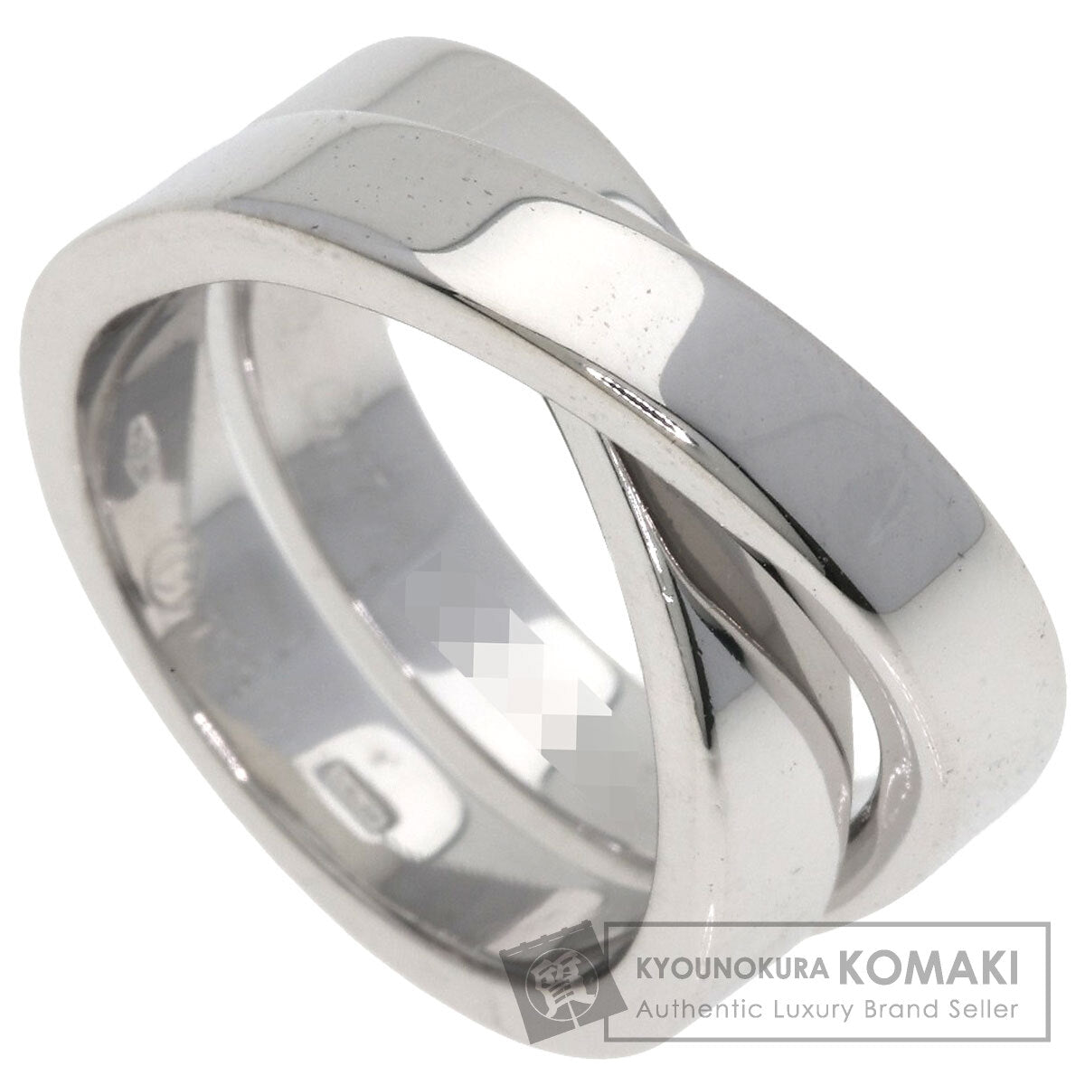 CARTIER Paris ring # 50 Ring K18 White Gold Ladies [Used]