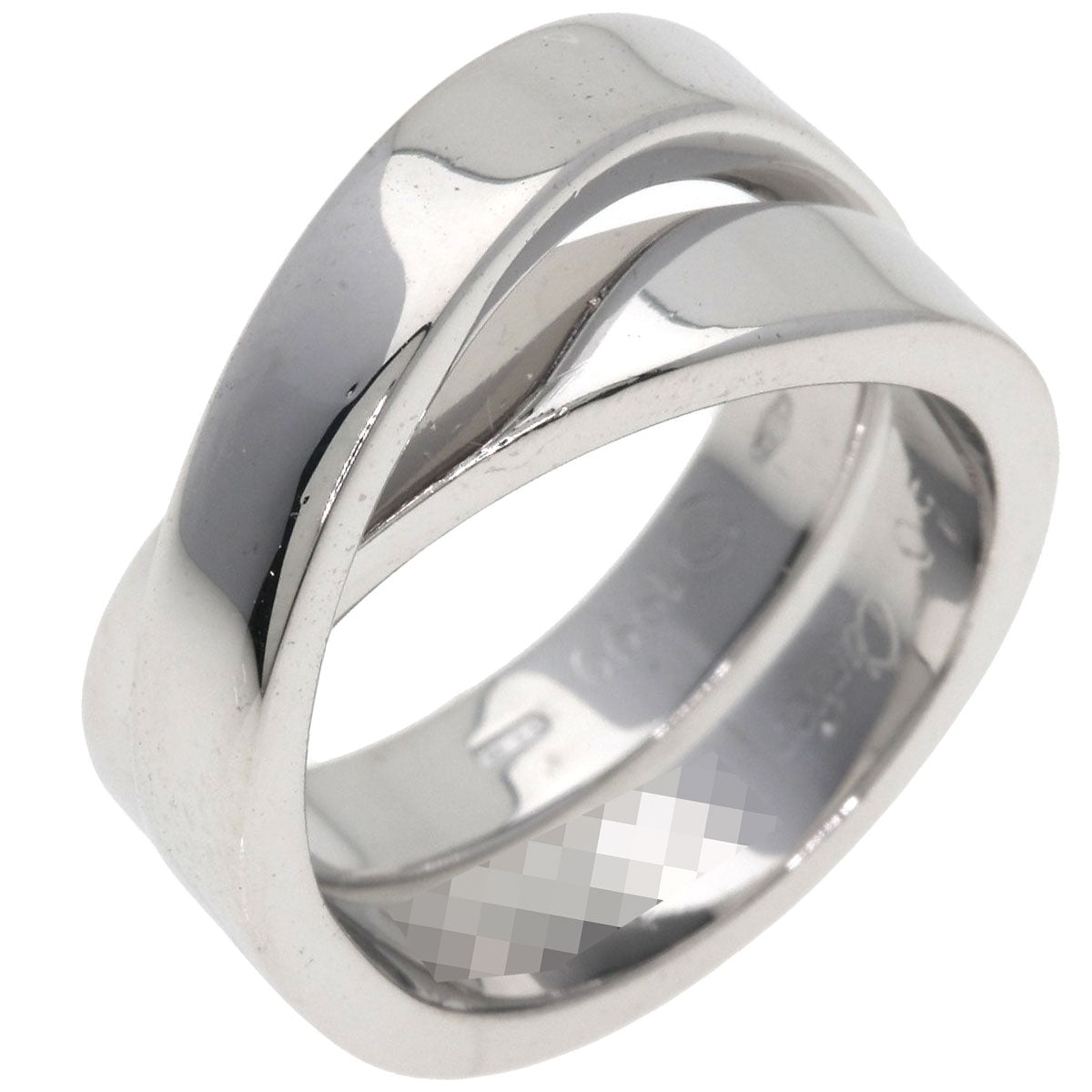 CARTIER Paris ring # 50 Ring K18 White Gold Ladies [Used]