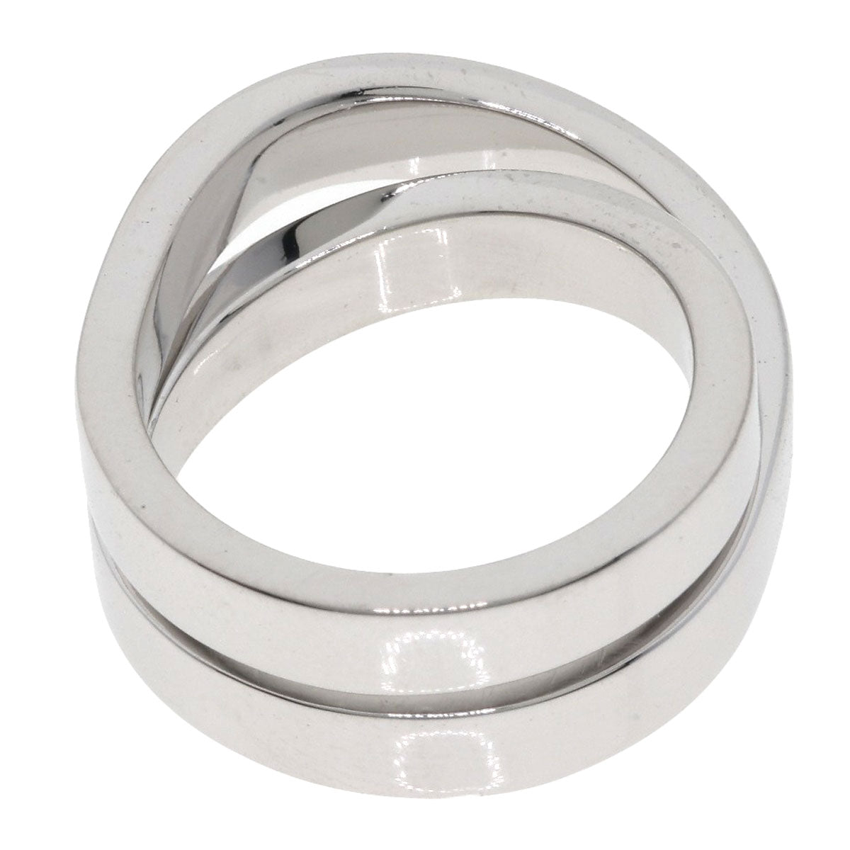 CARTIER Paris ring # 50 Ring K18 White Gold Ladies [Used]