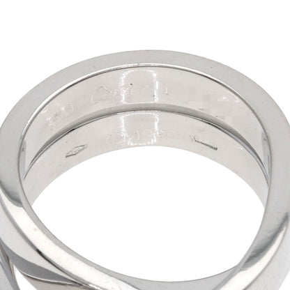 CARTIER Paris ring # 50 Ring K18 White Gold Ladies [Used]