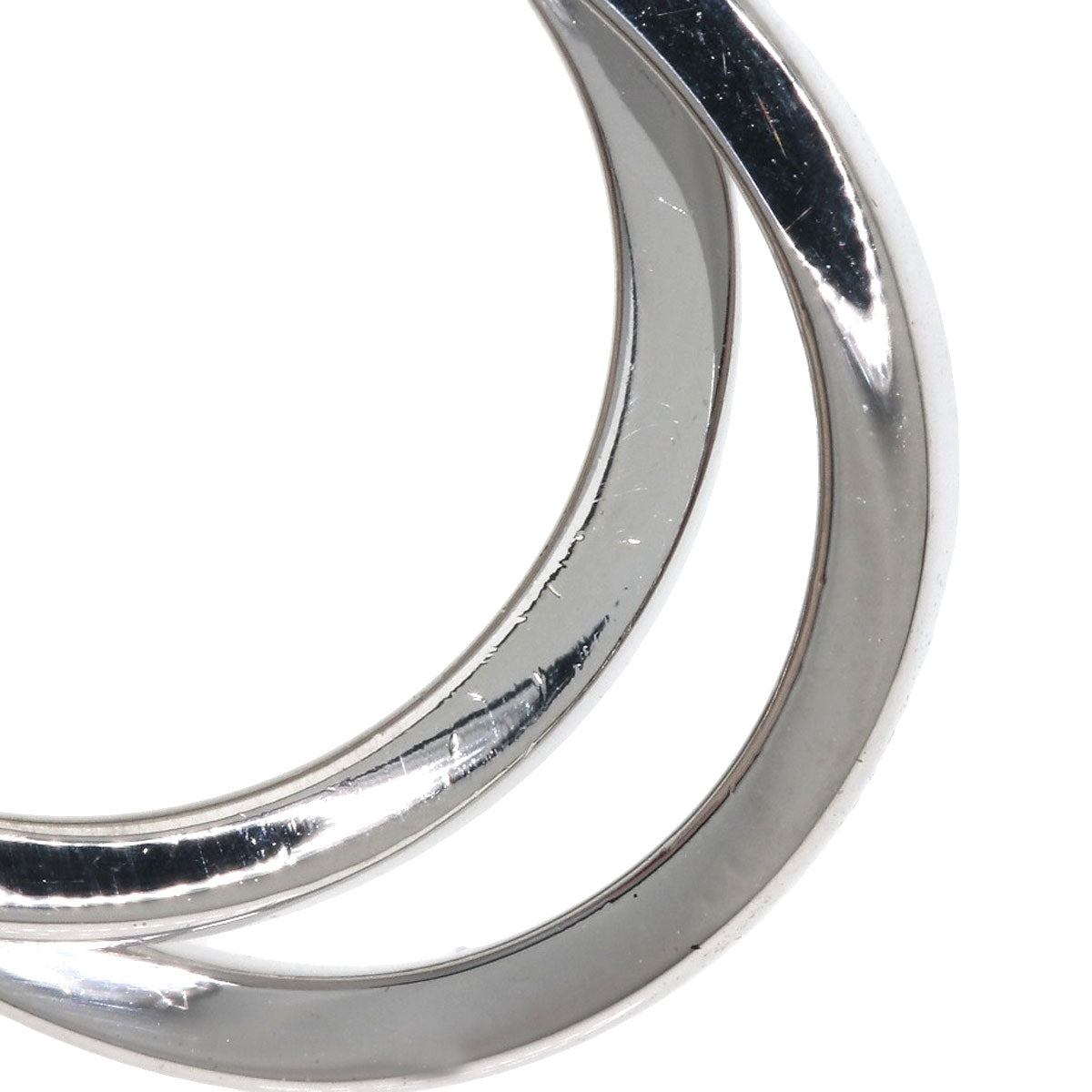 CARTIER Paris ring # 50 Ring K18 White Gold Ladies [Used]