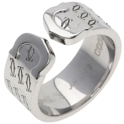 CARTIER 2C 2000 Christmas Limited #52 Ring K18 White Gold Ladies [Used]
